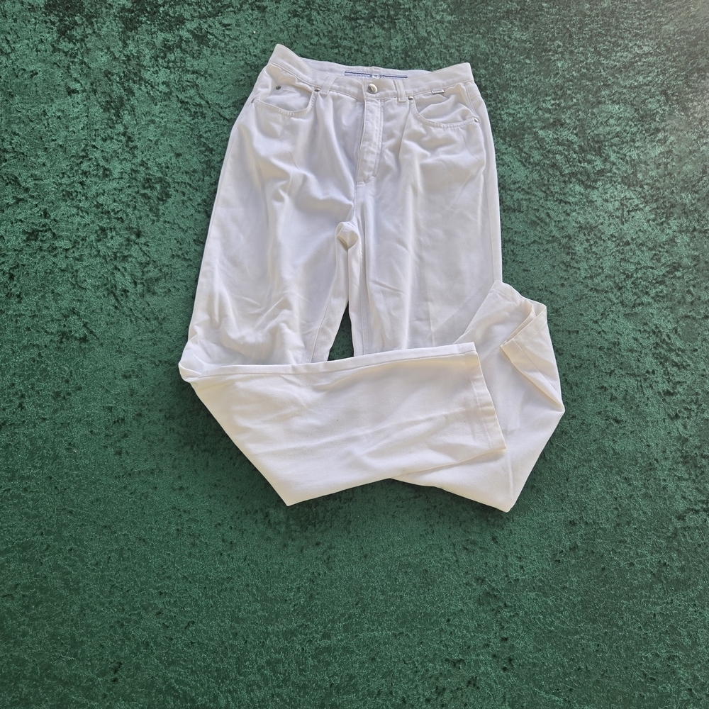 Escada High Rise White Jeans - Picture 8 of 12